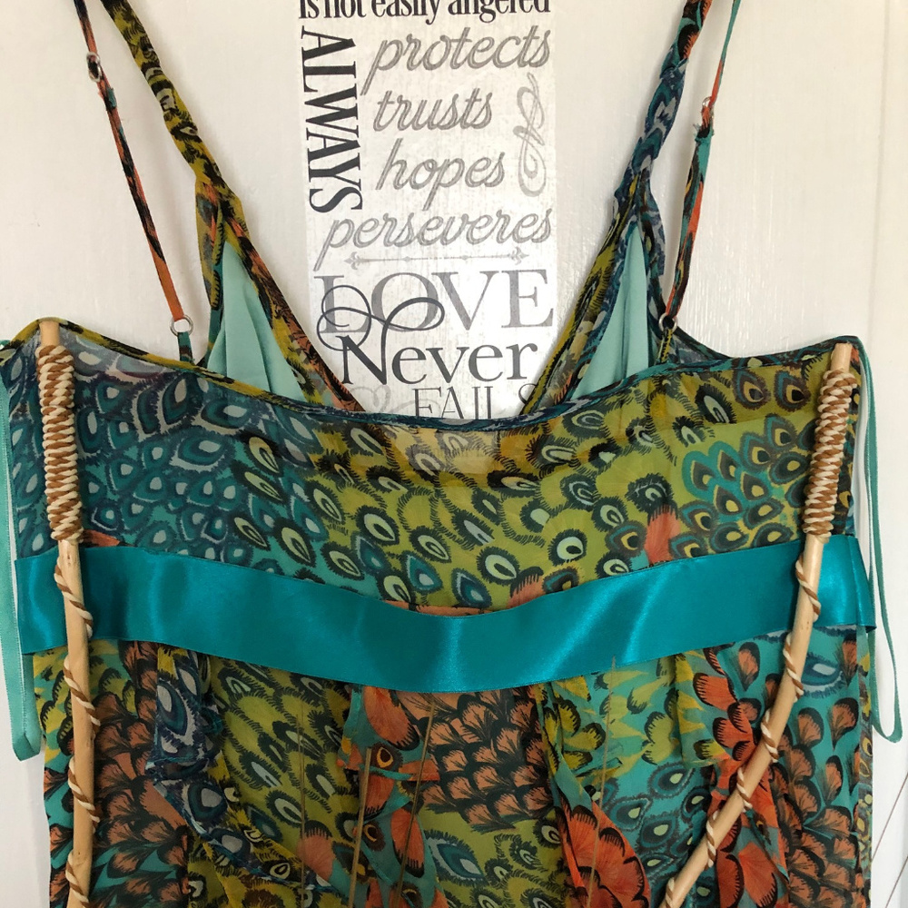 BCBG Maxazria Spaghetti Strap Cocktail Dress S 4 - Picture 5 of 11